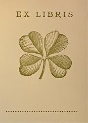 "CLOVER" Bookplates on Acid Free Paper - 25 Per package