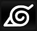 Naruto Leaf Village White Sticker Decal