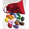Crayon Rocks Sixteen Colors (In a Red Velvet Bag)