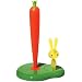A di Alessi Bunny & Carrot Kitchen Roll Holder, Green (ASG42 GR)