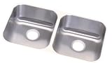 Revere Undermount 31-by-18-by-8 Inch Double Bowl Stainless Steel Kitchen Sink