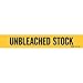 Brady 91783, 8" Dia. Vinyl Self-Adhesive Pipe Marker: Unbleached Stock, 50 Cards