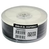 Ritek Arita Printable DVD+R DL Dual Layer 2.4X - 25 Discs