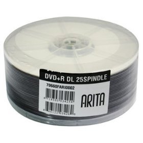 Childrens Toyshop  Computer : Ritek Arita Printable DVD+R DL Dual Layer 2.4X - 25 Discs