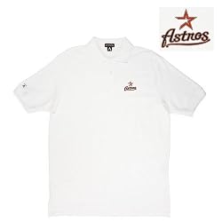 Houston Astros MLB "Classic Pique" Polo Shirt (White)