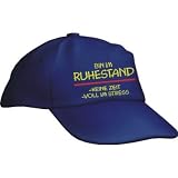 Fun Cap , Funcaps Ruhestand Rente - Spr�che Cap