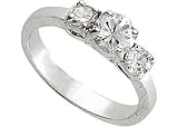 Bay Studio Cubic Zirconia Antique Band Size 7 SILVER-TONE