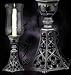 Prince Consort Hurricane Lamp Taper Candle Holder