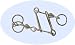 Parallelogram Wire Brain Teaser Metal Puzzle