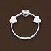 Vera Wang Wedgwood Sterling Teething Ring