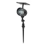 Black Landscape Solar Spot Light White Light 2 Pack