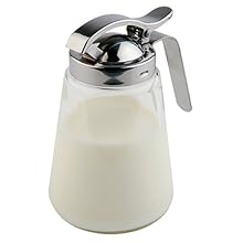 Paderno World Cuisine 5-Ounce Stainless-Steel Milk Syrup Dispenser