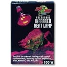 Zoo Med Red Nocturnal Infrared Heat Lamp 100 Watt Bulb for Reptiles by ZooMed