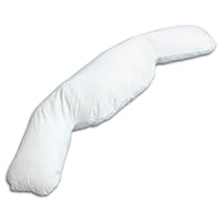 Leachco Boomerest Angled Body Pillow, Ivory