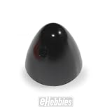 Du-Bro 753 7 mm Black Anodized Aluminum Prop Nut by Du-Bro Products