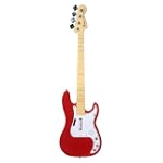 PS3 Rock Band Wireless Fender Precision Bass - Hot Rod Red