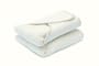 Kissaluvs Cotton Fleece Contour Diaper, 2 Pack, Unbleached, Small 5-20lbs