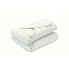 Kissaluvs Cotton Fleece Contour Diaper, 2 Pack, Unbleached, Small 5-20lbs