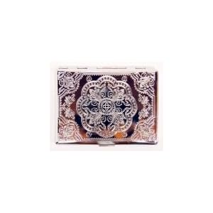 Outer Rebel Fashion Flasks and Smoking Accessories- Bandana Engraved Stainless Steel Cigarette ID...
