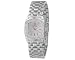 Callaway Stainless Steel Watch with pearl face and stones