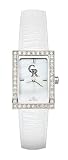 Colorado Rockies Ladies Allure Watch White Leather Strap