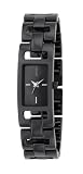 DKNY Ladies Black Ip Bracelet Watch With Black Dial