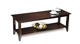 Convenience Concepts 7104088-ES American Heritage Coffee Table with Shelf, Espresso