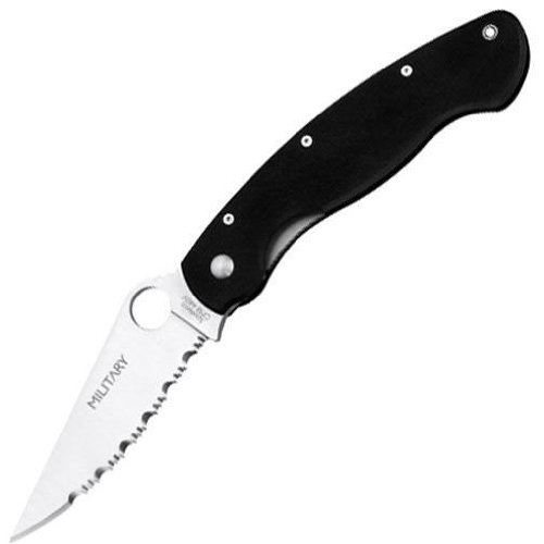 Spyderco Military Model G-10 Combination Edge Knife
