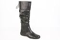 Feder Flex, Damen Schaftstiefel, schwarz, RENO Art. 32765