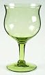 Imperial Glass Skanda Verde Green Water Goblet
