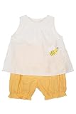 ZU Petit Ami Newborn Girls 2pc Bumblebee Capri Pants Set.