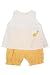 ZU Petit Ami Newborn Girls 2pc Bumblebee Capri Pants Set.