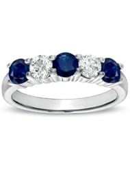 1.26ct tw Sapphire and Diamond Ring set in 14k Gold