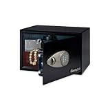 SENX055 - Electronic Safe w/ LockKey, 13-3/4x10-5/8x8-11/16