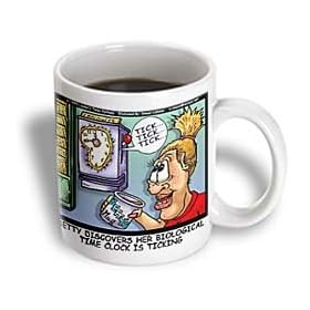 Click here to buy Biological Time Clock Ticking - 15oz Mug by 3dRose LLC.