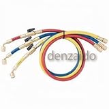 FUSO R22/R12/R502 バルブ付チャージホース 92cm 赤 FS-722AB-1