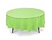 Gift Expressions 6 CT Premium 84 inch Round Plastic Tablecloth Waterproof Disposable Party Event Decoration Heavy Duty Table Cover(Lime Green)