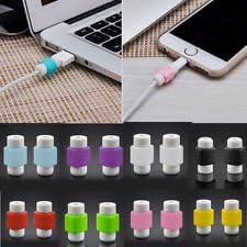 Ktapes Green Color 6 Pairs Charging Cable Protector Saver-apple Iphone USB Lightning Cable Protector-protect Your OEM USB Data Cord for 4 4s 5 5c 5s 6 6+ 6s 6s+ Plus Phone, Ipod &amp; Ipad