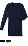 Duofold Protherm Men's Tall Long Sleeve Crew 230C, Navy, XL