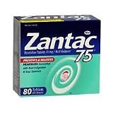 Zantac 75 Tablets relief of Heartburn - 80 Ea