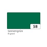 Folia 6158 Fotokarton 50x70 cm, 300 g Inhalt 10 Bogen Pack tannengr&uuml;n