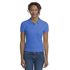Buy District Threads Junior Ladies Original Stretch Pique Polo. DT301 by District Threads