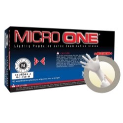 Micro Flex MO150-M MED. DISP. LATEX GLOVES (100) MICRO-FLEX DISP SAFE