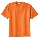 NEW Port & Company - 100% Cotton Essential T-Shirt Orange Sherbet-6XL