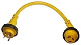 Conntek 30 Amp Marine Shore Pigtail Plug Adapter Cord (Yellow)