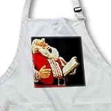 Holiday, Christmas, Santa reading book - LI09 CMI0015 - Cindy Miller Hopkins - Waist Apron With Pockets