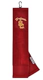 NCAA USC Embroidered Tri-Fold Golf Towel