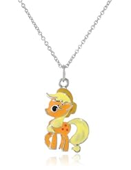 My Little Pony Girls Fine Silver Plated Applejack Pendant Necklace, 18"