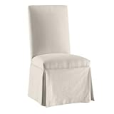Ballard Designs - Parsons Chair Monogrammed Slipcover -Designer Fabrics - Cheetah