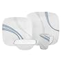 Corelle Square Round 16 Piece Dinnerware Set Ocean Arc